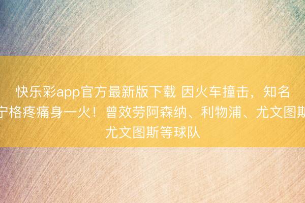 快乐彩app官方最新版下载 因火车撞击，知名球员曼宁格疼痛身一火！曾效劳阿森纳、利物浦、尤文图斯等球队