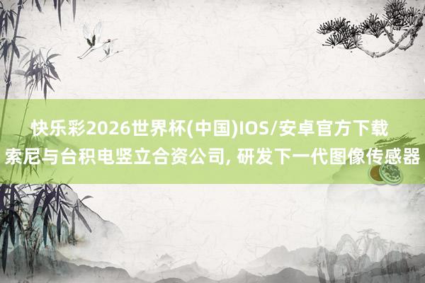 快乐彩2026世界杯(中国)IOS/安卓官方下载 索尼与台积电竖立合资公司, 研发下一代图像传感器