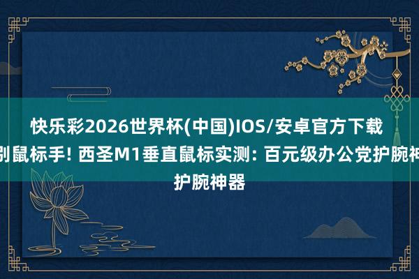 快乐彩2026世界杯(中国)IOS/安卓官方下载 告别鼠标手! 西圣M1垂直鼠标实测: 百元级办公党护腕神器